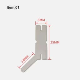 50pcs 18650 Lithium Battery Nickel Sheet Polygonal Battery Nickel Sheet For Spot Welding Machine Batteries Connection Sheets