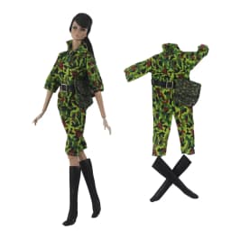 Doll Clothes Camouflage Clothes Outfit for 1:6 Scale 11.5 Inch 30cm Doll Many Style for Choice Gifts for Girls Doll Accessories