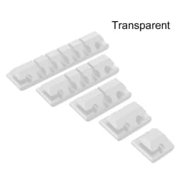 Silicone USB Cable Organizer Clips in Car Home Office Desktop Tidy Management Wire Cord Holder Cable Winder For Mouse Keyboard