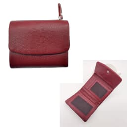 New Soft Genuine Cow Leather Short Wallet For Women Multifunctional Ladies Tri-fold Hasp Purse Cowhide Solid Color Card Holders