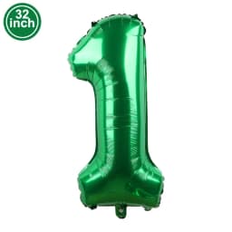 Multi Color Large Numbers 1 Balloon 32Inch 1 2 3 4 5 6 7 8 9 Birthday Ball Red Digit Bachelorette Balloons Figure Golob Balloons