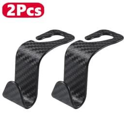 Car Seat Back Hooks Trunk Organizer Vehicle Headrest Hanger Clips Durable Truck Handbag Storage Hanger Car Accessries 1/2/4Pcs