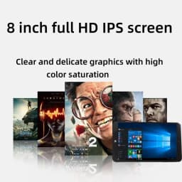 8 INCH T10 8GB RAM 128GB ROM 64 Bit TC1 Windows 10 Tablet PC 1920*1200 Pixel IPS Screen Dual Camera WIFI Quad Core