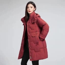 Korean Lady Long Bright Puffer Coat Autumn Winter Female Warm Down Cotton Jacket 2025 Women Black Parka Outwear