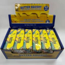 2026 Hot Butter Squishy Pu Slow Rising Squeeze Creative Multicolor Stress Relief Simulated Butter Anxiety Relief Fidget Toy