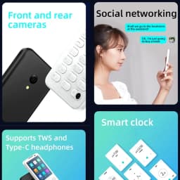 F21 Pro 4G Smart Touch Screen Phone 2.8" Smartphone Android 11 3GB+32GB Mobile Phone BT5.0 2120mAh Battery 5MP Support Google