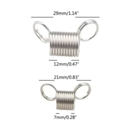 Essential Jewelry Making Tool Stringing Bead Stoppers Spring End Fasteners Alloy Material Perfect for Beading Bracelets