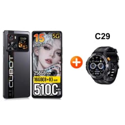 [Shipping From Poland] Cubot X100 Android 15 5G Smartphone 6.88" 16GB(8+8) RAM 256GB ROM 64MP 5100mAh 33W NFC Mobile Phone