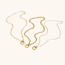 La. Muses Chain Styles Large O-Shaped Spring Buckles DIY Necklaces Stainless Steel Women's Fashion Waterproof Jewelry Gifts
