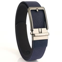 TUSHI Brand New 3.5 Wide Alloy Automatic Buckle Thickened Double-Layer Nylon Soft Mens Belt Versatile Casual Outdoor Pants Belt
