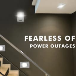 Mini Emergency Light LED Embedded Evacuation Lighting Wall-mounted Fire Fighting Lamp Indoor Corridor Lights for Power Outage