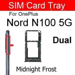 Sim Card Tray Holder For Oneplus OnePlus Nord 2 Nord N10 N20 N100 N200 N300 Nord CE CE2 5G Dual SIM Card Replacement Parts