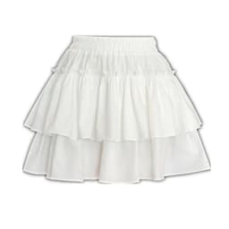Afashion White Puffy Ballet Short Skirt Women's Summer 2025 New Sweet Cake Skirt High Waist Slim A-Line Half-length Skirt Pants