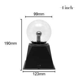 Novelty Magic Plasma Ball Light 220V LED Night Light 4/5/6/8 Inch Plasma Ball Touch Lamp Christmas Nightlight Kids Decor Gift