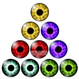 Glass eyes cabochons Round 8MM-30MM Round Dome Dragon Eye Dragon Cat Eye Toys DIY Jewelry Accessory MIX Pupil Eye Cameo