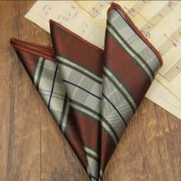 23cm New Classic Striped Pocket Square Men Formal Suit Accessories Polyester Green Dots Handkerchief Wedding Fashion Hanky Gift