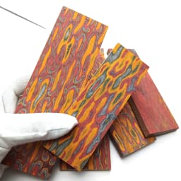 3D Color Knife Making Wood Material 120/155 Knife DIY Tools Making Knife Handle Material High Quality