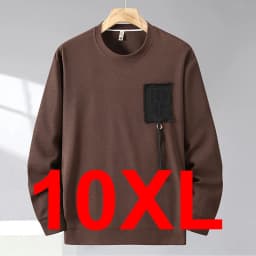 10XL 12XL Plus Size Sweatshirts Men Spring Autumn Sweatshirt Male Fashion Casual Pocket Patchwork Pullover Big Size 10XL