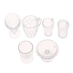4Pcs-17Pcs 1:12 Scale Plate Cup Dish Bowl Tableware Set Dollhouse Miniature Toy Doll Food Kitchen Living Room Accessories