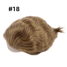 Male Hair Prosthesis Mono Lace PU Base Toupee Men Wig Human Hair Durable Replacement For Men System Unit Mens Wigs Hair Piece