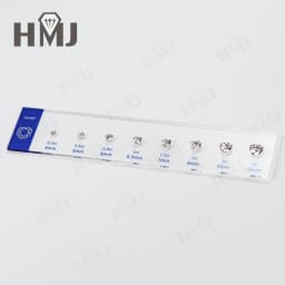 HMJ Jewelry Setting Gemstones Size Diamond Carat Ring Sizer Tester Guideline Tools Comparison Jewerly Dealer Tools Set Wholesale