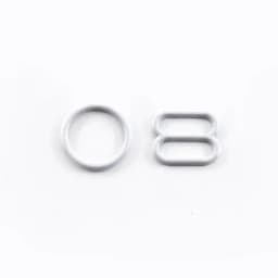 50Set 6-20mm Bra Bikini Buckle Metal Strap Buckles Underwear Sliders O D Rings Clasp Clothes Buttons Hook DIY Sewing Accessories