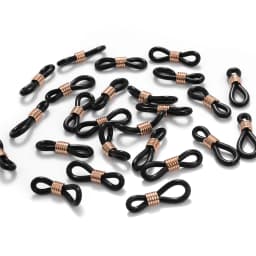 50Pcs Eyeglasses Ear Hook Connector Spectacles Chain Glasses Retainer Ends Rope Cord Holder Strap Retainer End Loop Findings