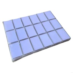 18Pcs Crystals Clear Display Cases With Soft Interior for Elegant Jewelry Storage and Retail Showcase