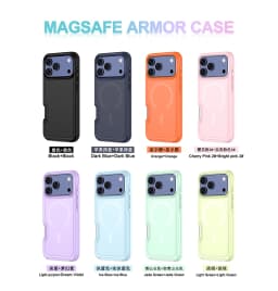 Armor Shockproof Magnetic Phone Case For iPhone 17 Pro Max Air 16 15 14 Plus 13 For Magsafe Hybrid Rugged Protectice Cover