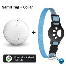 Smart Location Tag Works with Google Find Hub Android Bluetooth Anti-Lost Tracker With Cat Collar Item Finder Wallet Pets Bags