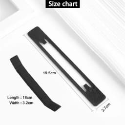EverToner Purse WOC Metal Buckle Corner Guards, Felt Base Shaper Saver and Anti-wear Sheet for Wallet on Chain Bags