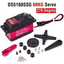 RC Steering Servo High Torque Servo Waterproof 60Kg 80Kg 150Kg 1/5 1/6 Servo HV Metal Digital for HPI Baja 5B SS RC Car
