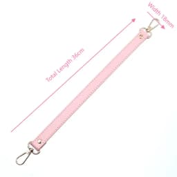 Bag Accessories 36cm Leather Short Bag Strap DIY Hardware Handbag Purse Straps Replacement 18mm Wide Shoulder Strap