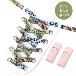 1Pair Magnetic Lock Shoelace Without ties Colorful Flower No tie Shoelaces Kids Adult Elastic Laces Sneakers Shoe Accessories