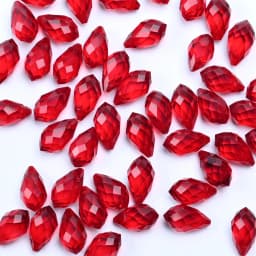 Austrian Crystal Teardrop Glass Beads 50pcs Briolette Waterdrop Pendant Loose Beads for Jewelry Making Bracelet DIY