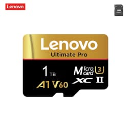 Lenovo Micro SDXC TF Memory Card High Transfer Speed UHS-I C10 U3 64GB 128GB 256GB 512GB 1TB for PC Laptop Surveillance Camera