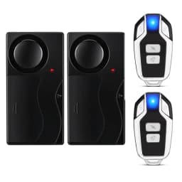 New 110dB Door And Window Vibration Alarm Wireless Anti-Theft Alarm With Remote Control Home Bicycle Security Burglar Alarm