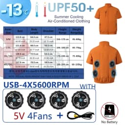 Summer 3 Fans 4 Fans Air Conditioning Cooling Vest Men Women Outdoor Jacket Sun Protection Windbreaker Travel Fishing Sports