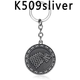 Dragon House Keychain Targaryen Dragon Shape Keyring for Fan Collection Accessories Friends Gift