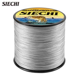 SIECHI X4 Strong 300M 500M 1000M 4 Strand Weaves PE Braided Fishing Line Multifilament Braid Wire 12LB 20LB 30LB 43LB 65LB 83LB