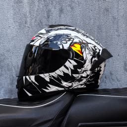 LVS-701 Safety Motorcycle Helmets Full Face Dual Lens Racing Helmet Strong Resistance Off Road Helmet DOT Approved