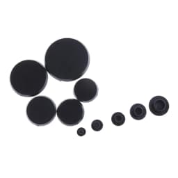 10Pcs M5-24 Practical Black Hex Socket Fasteners Screws Covers Caps Allen Bolt Screw Nut Round Head Cover Cap Protector