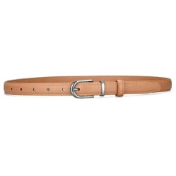 Ladies' Alloy Belt Buckle Two-Layer Cowhide Belt for Versatile, High-End, and Simple Business Casual Wear with Jeans