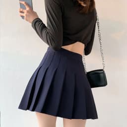 Pleated Skirt Female Student Korean Style Spring Summer Y2k New High Waist Slimming College Style A- Line Pink Plaid Skirt Women