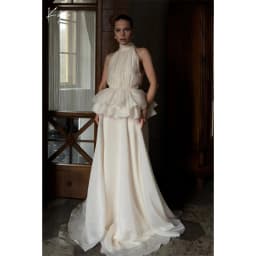 Kyoto Customized Off-white Halter Neck A-Line Wedding Dresses Tiered Zip Back vestidos de noche Floor-Length robe de mariée 2026
