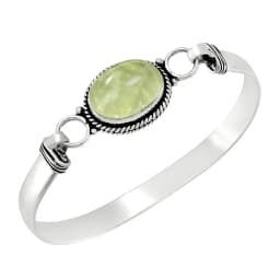 Vintage 925 Silver Bangle Natural Oval Moonstone Bangle Bracelets Handmade Birthstone Bangle Gifts Fine Jewelry for Women Men