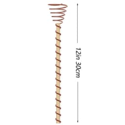 Electroculture Copper Gardening Antenna 6PCS 12Inch Copper Coil Antennas Garden Stakes Long Garden Copper Stakes Copper Coil