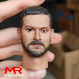 1/6 Scale Male Soldier Vasily Lebin Peiper Miller Egon Laina Head Sculpt Carving Model Fit 12'' Action Figure Body Dolls