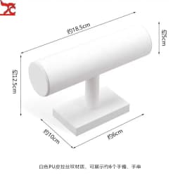 Pure WhiteJewelry Exhibitor Props Bracelet Earring Frame Wiredrawing Table Jewelry Tray Necklace Earring Ring Jewelry Display
