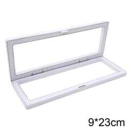 5Pcs 3D Floating Frame Jewelry Display Stand Shadow Box Ring Pendant Holder Stone Presentation Case Gift Box